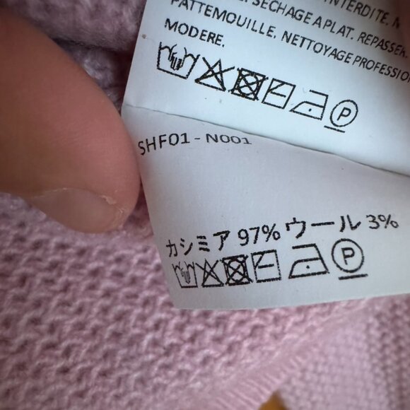 Sky High Farm Workwear Pink Cashmere Cardigan - Picture 7 of 11